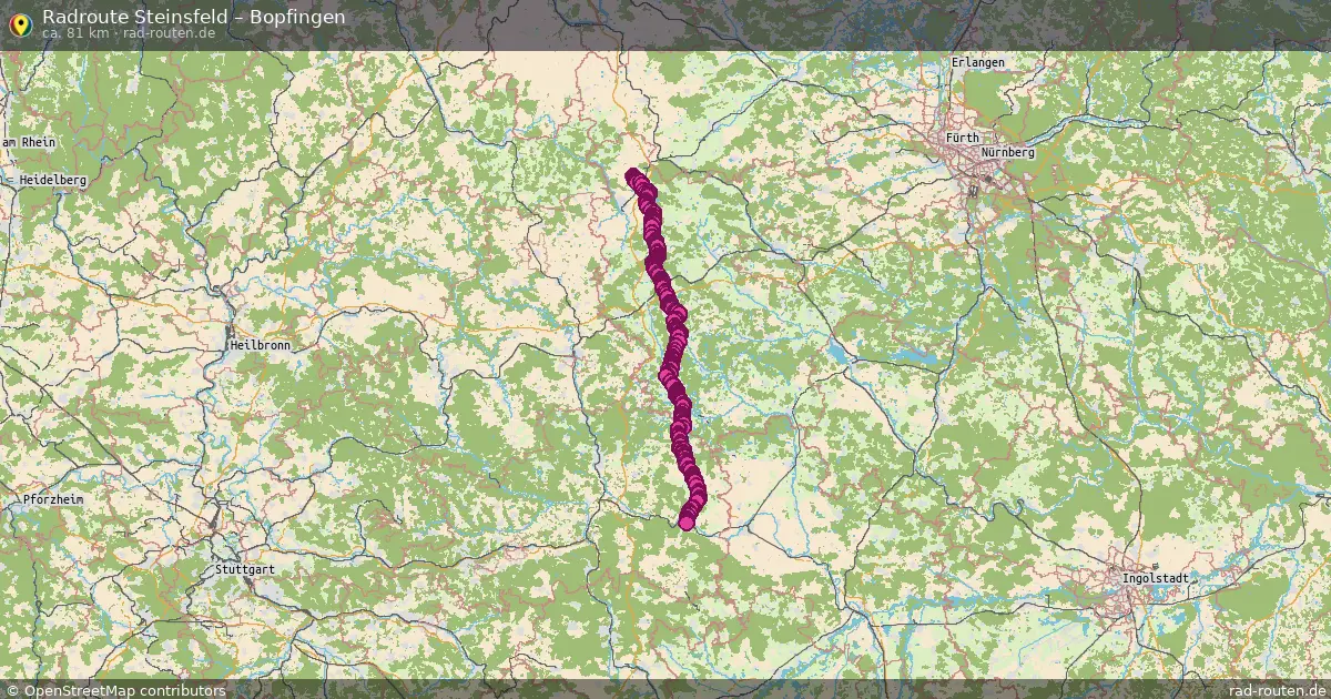 Radtour Steinsfeld – Bopfingen