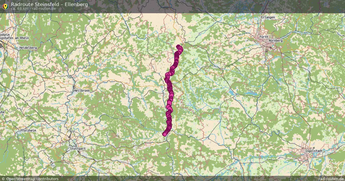 Radtour Steinsfeld – Ellenberg