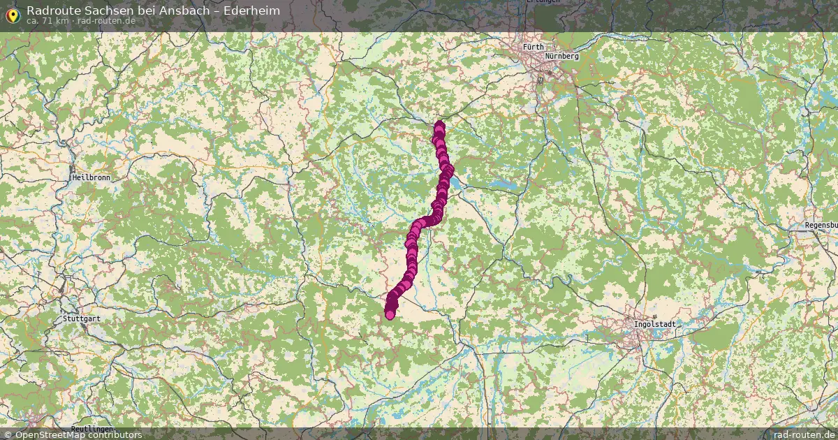 Radtour Sachsen Bei Ansbach – Ederheim