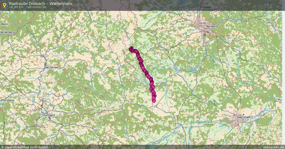 Radtour Diebach – Wallerstein