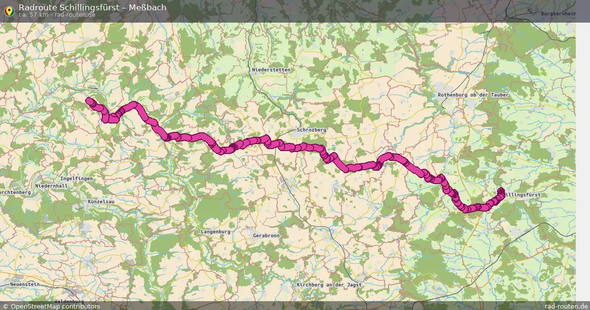 Radtour Schillingsfürst – Meßbach