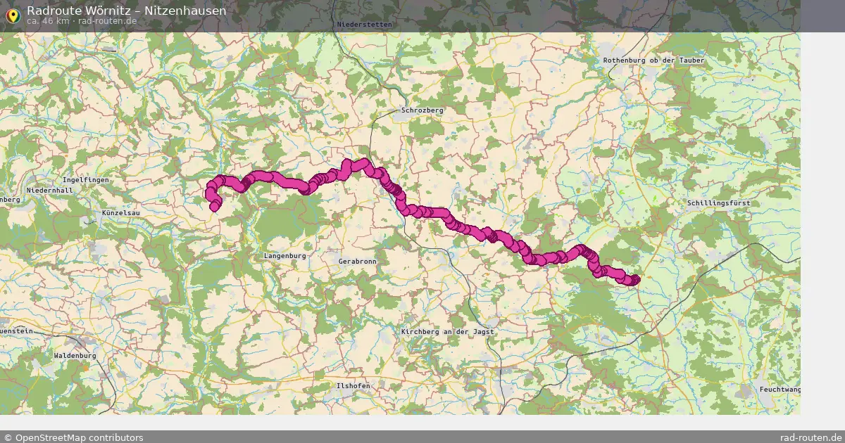 Radtour Wörnitz – Nitzenhausen