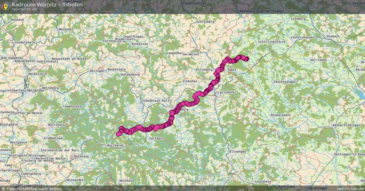 Radtour Wörnitz – Hengstfeld