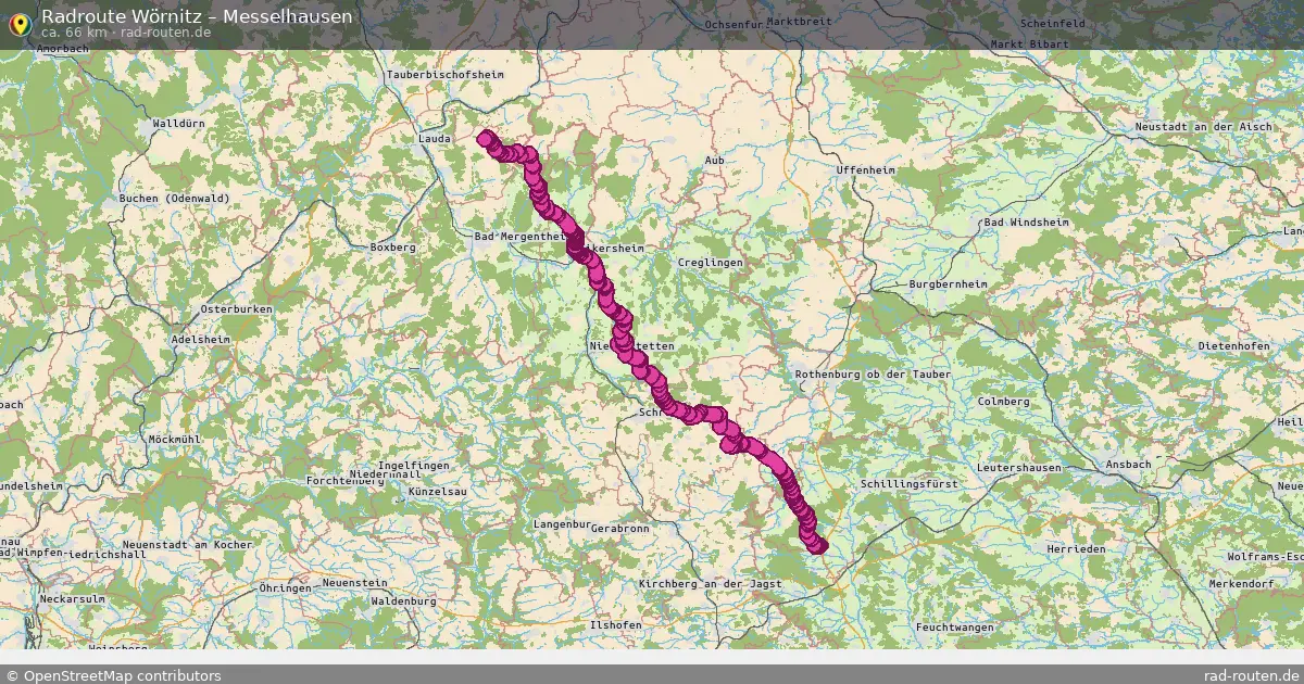 Radtour Wörnitz – Messelhausen