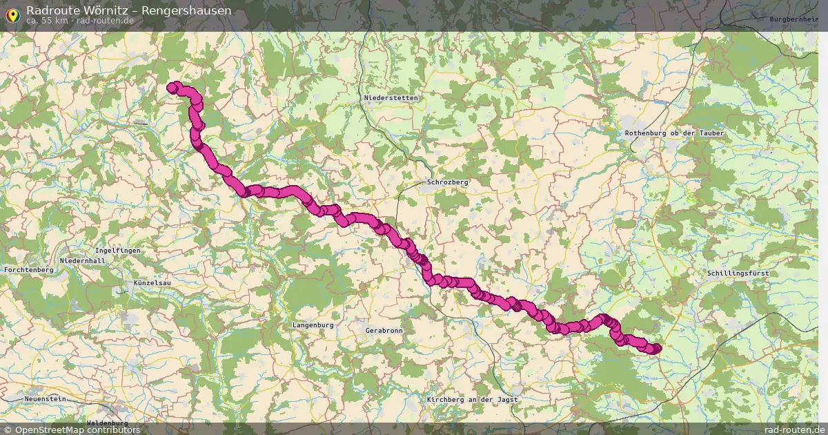 Radtour Wörnitz – Rengershausen