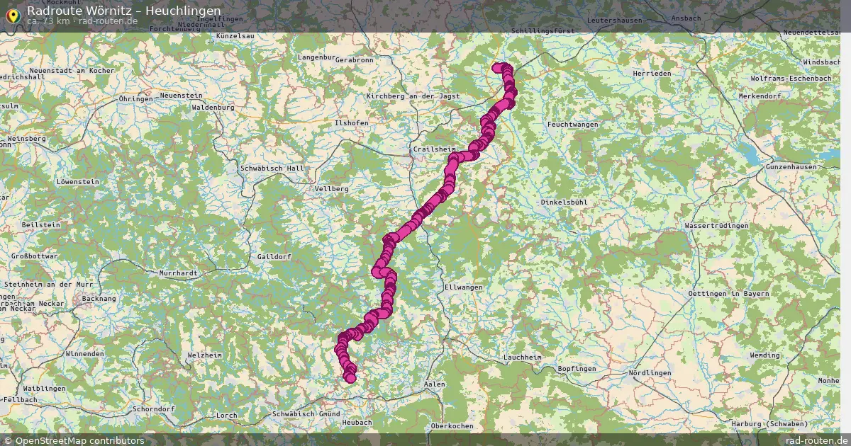 Radtour Wörnitz – Heuchlingen