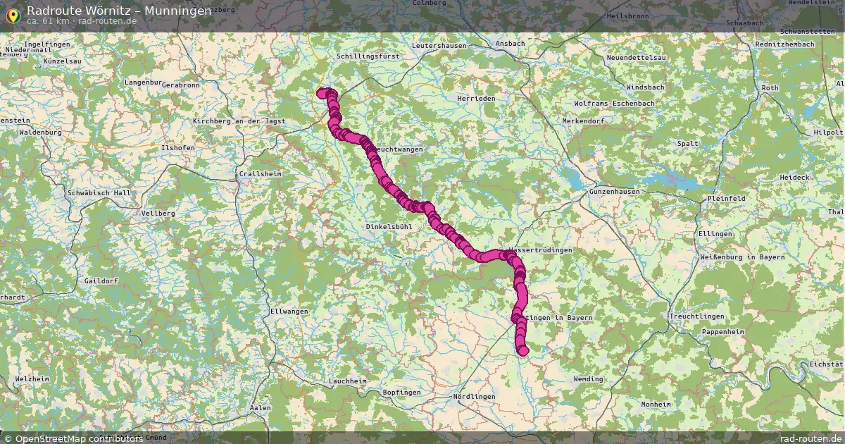 Radtour Wörnitz – Munningen