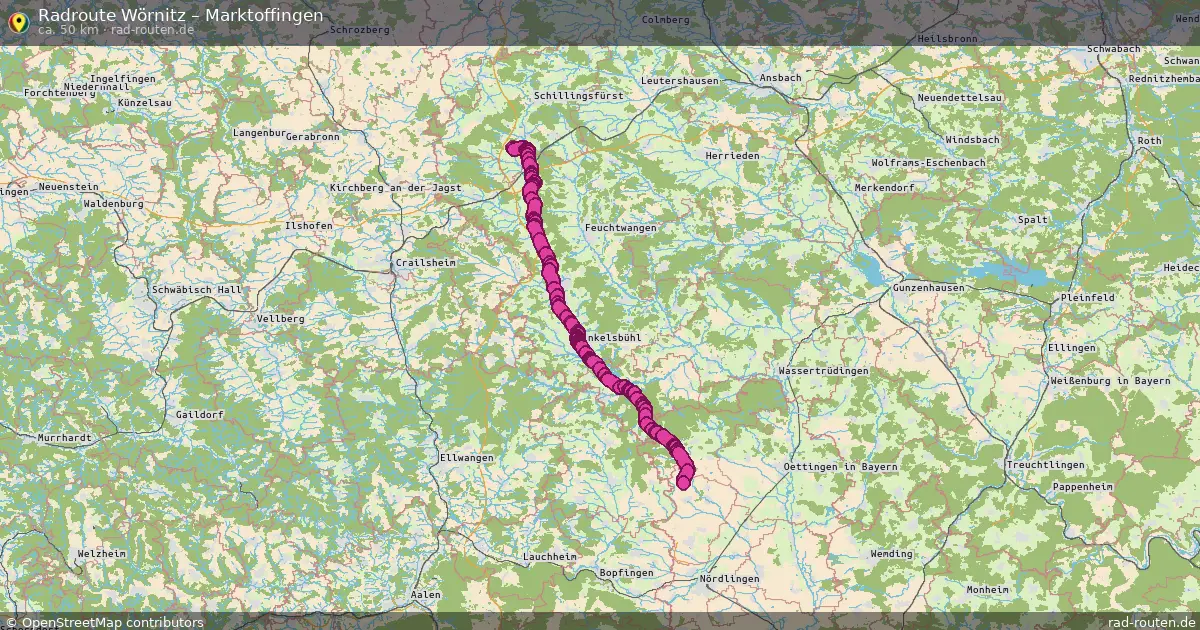 Radtour Wörnitz – Marktoffingen