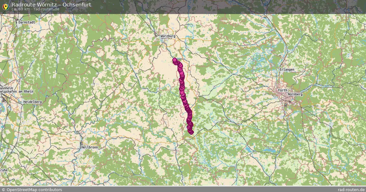 Radtour Wörnitz – Ochsenfurt