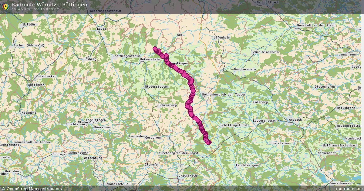 Radtour Wörnitz – Röttingen