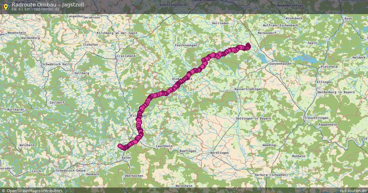 Radtour Ornbau – Jagstzell