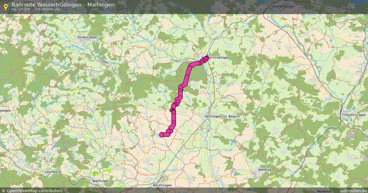 Radtour Wassertrüdingen – Maihingen