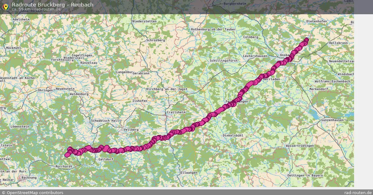 Radtour Bruckberg – Reubach