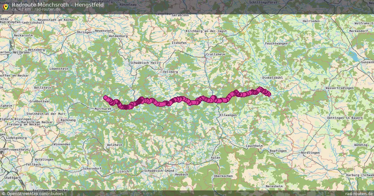 Radtour Mönchsroth – Langenburg