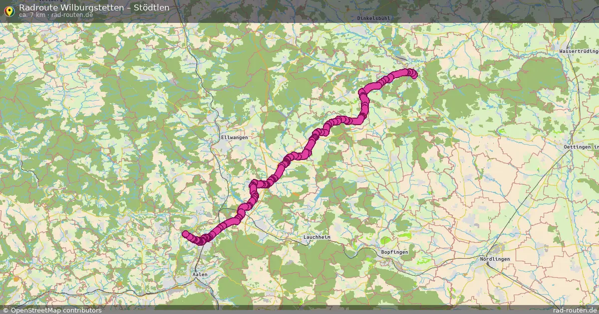 Radtour Wilburgstetten – Tannhausen
