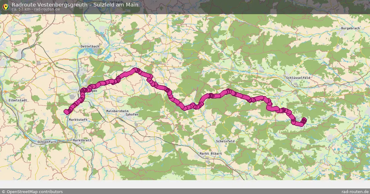 Radtour Vestenbergsgreuth – Sulzfeld Am Main