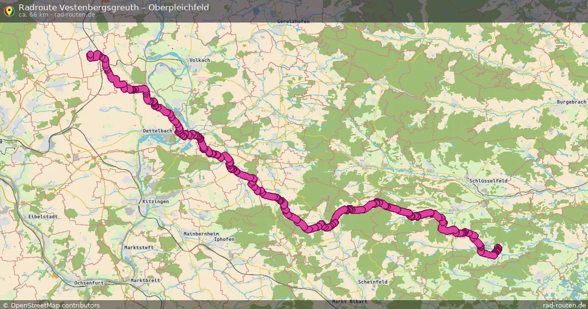 Radtour Vestenbergsgreuth – Oberpleichfeld