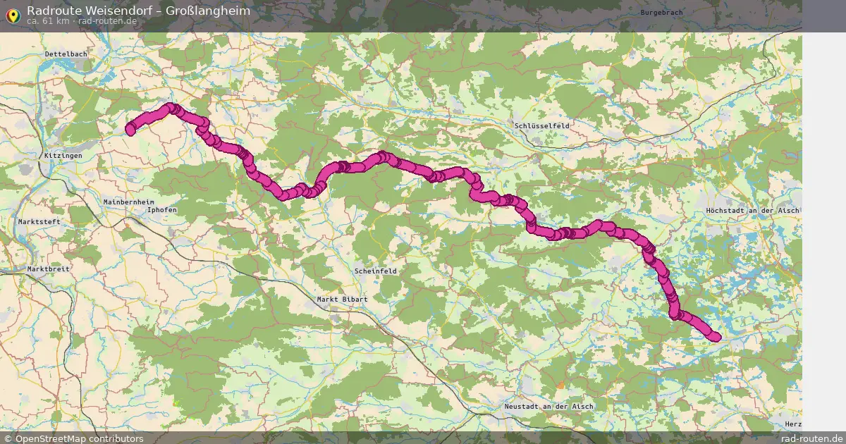 Radtour Weisendorf – Großlangheim