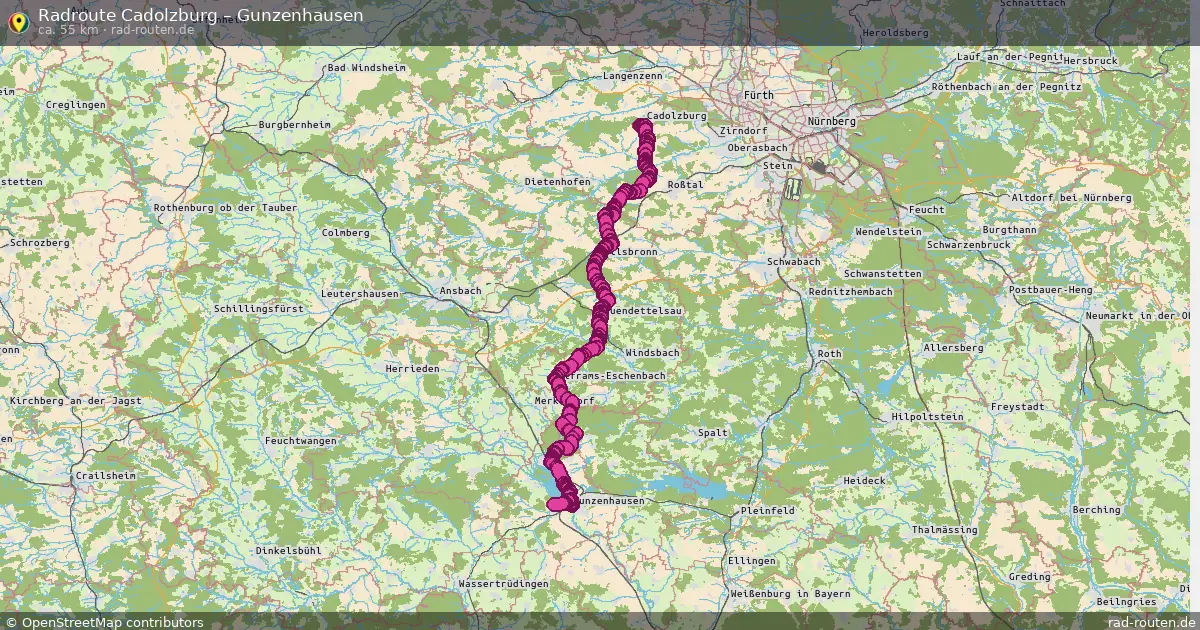 Radtour Cadolzburg – Gunzenhausen