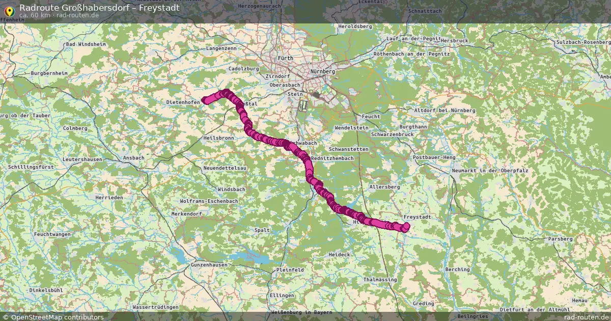 Radtour Großhabersdorf – Freystadt