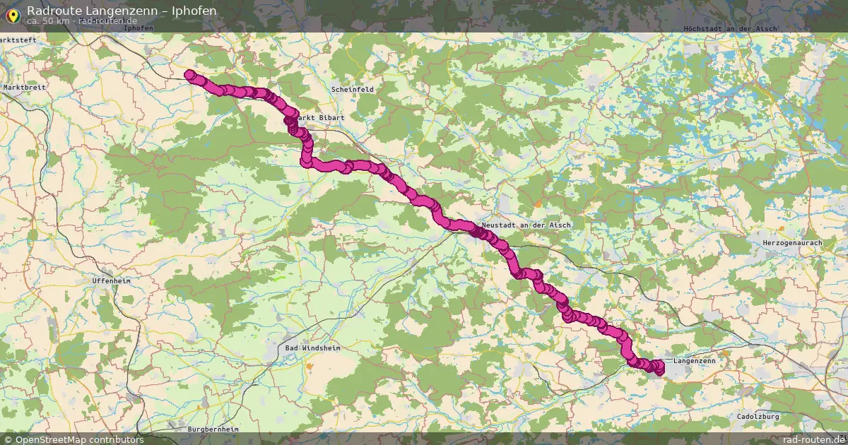 Radtour Langenzenn – Iphofen