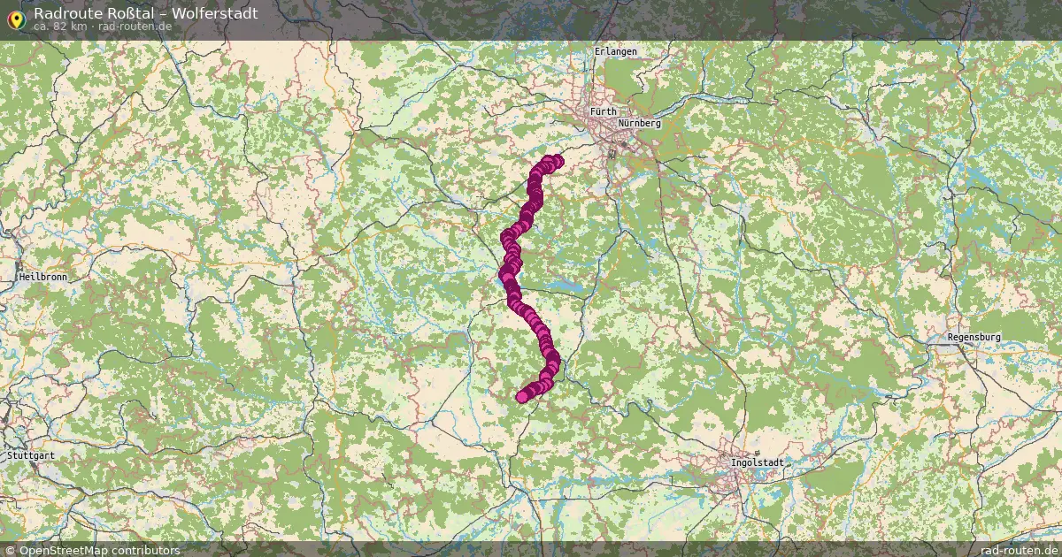 Radtour Roßtal – Wolferstadt