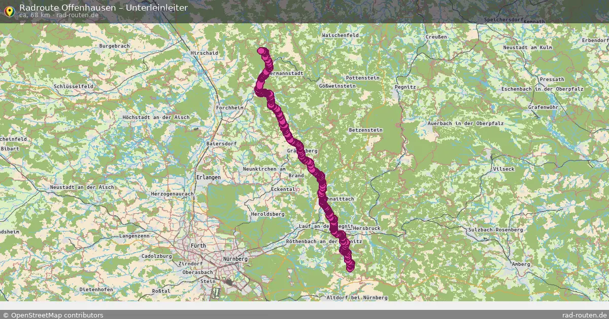 Radtour Offenhausen – Unterleinleiter