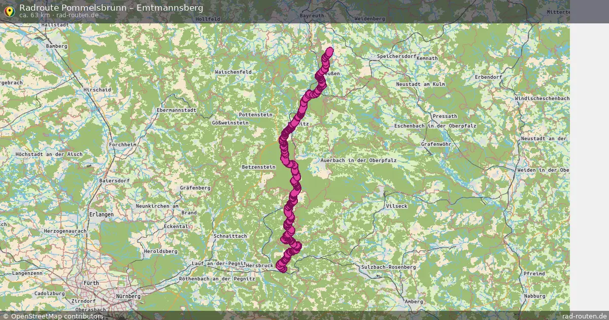 Radtour Pommelsbrunn – Emtmannsberg
