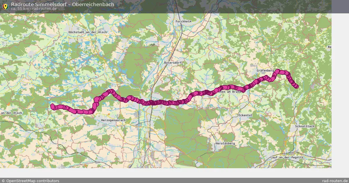 Radtour Simmelsdorf – Oberreichenbach