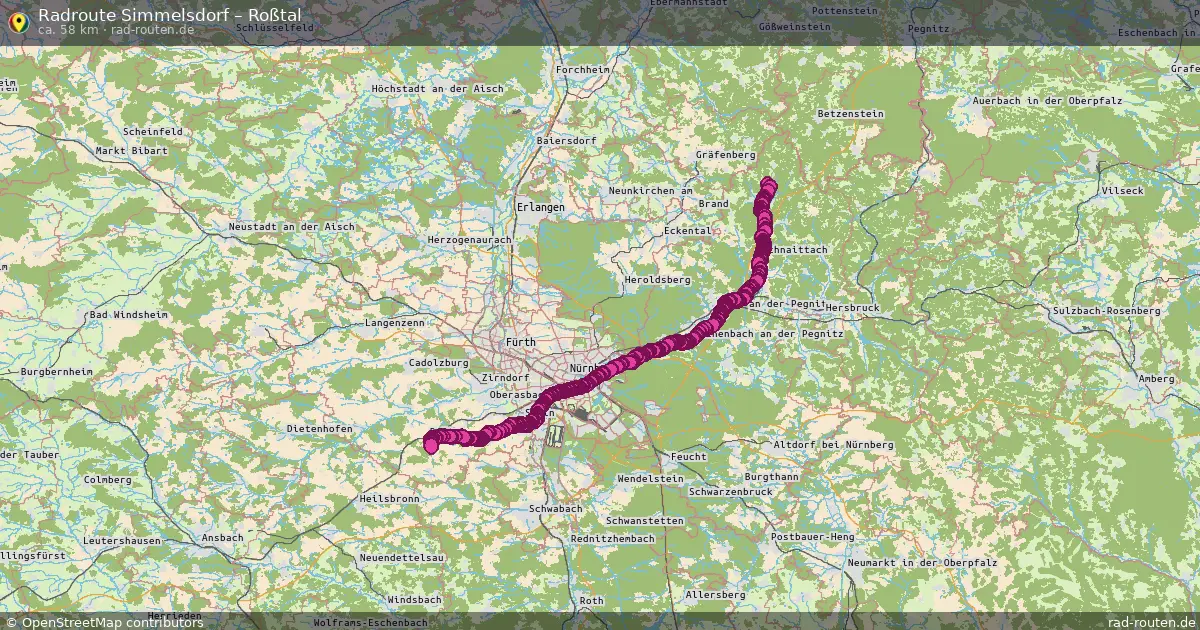 Radtour Simmelsdorf – Roßtal