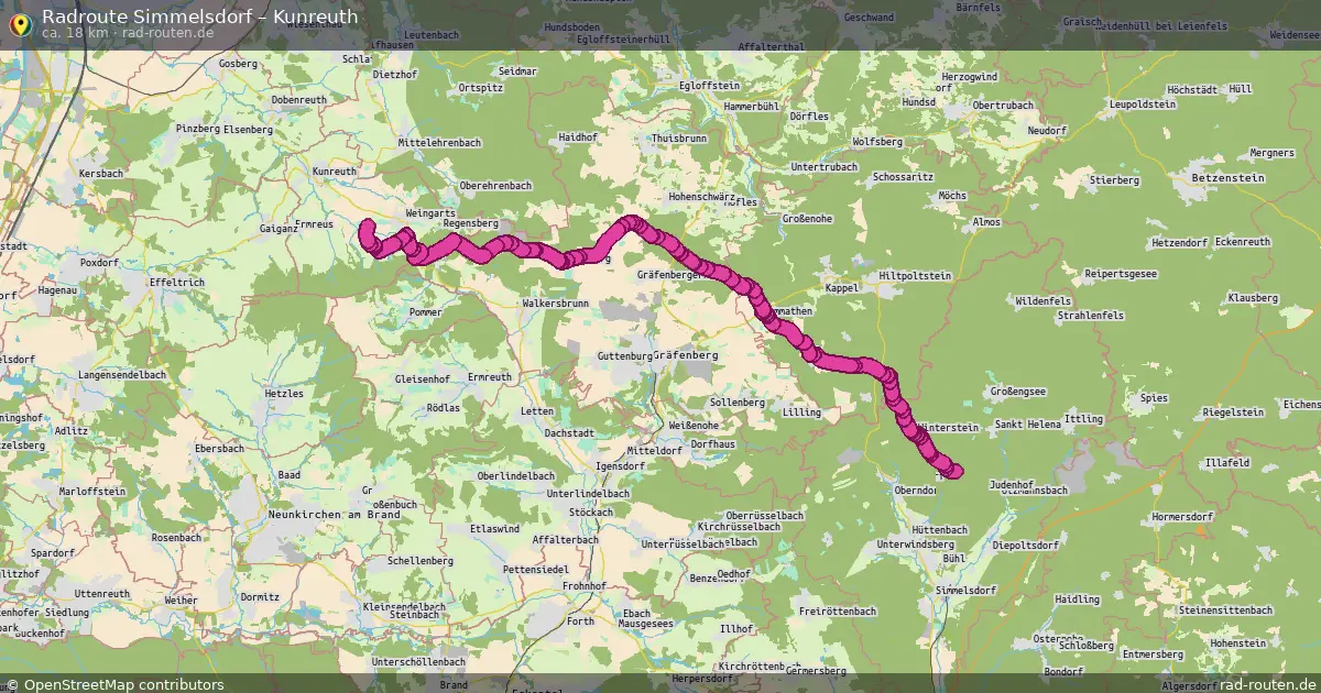 Radtour Simmelsdorf – Kunreuth