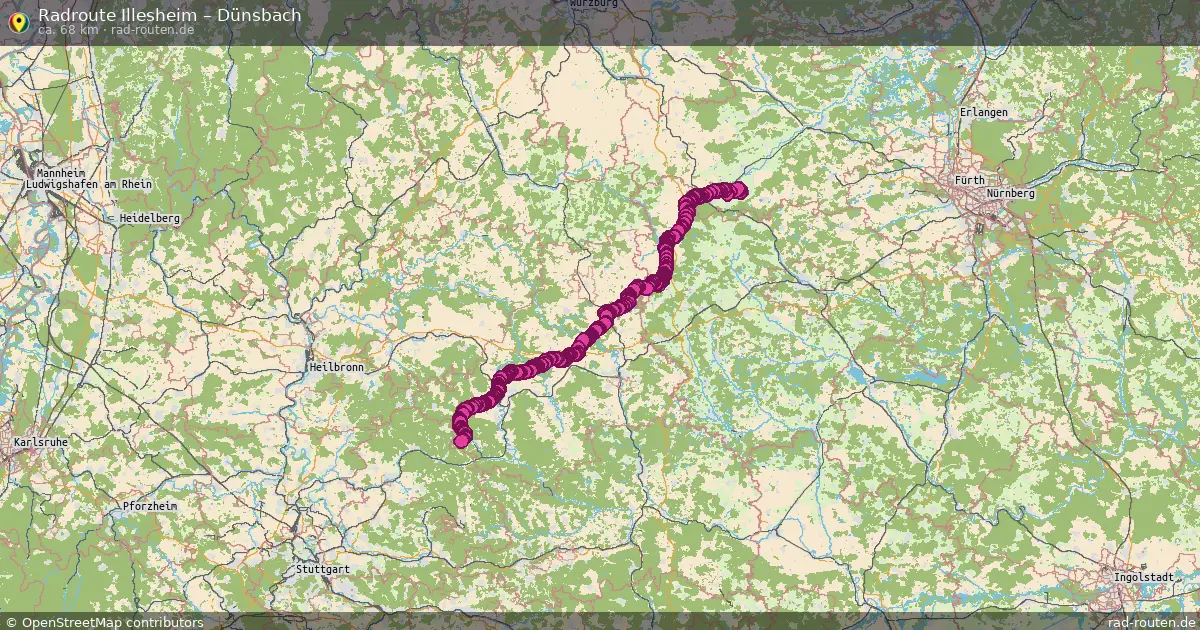 Radtour Illesheim – Hengstfeld