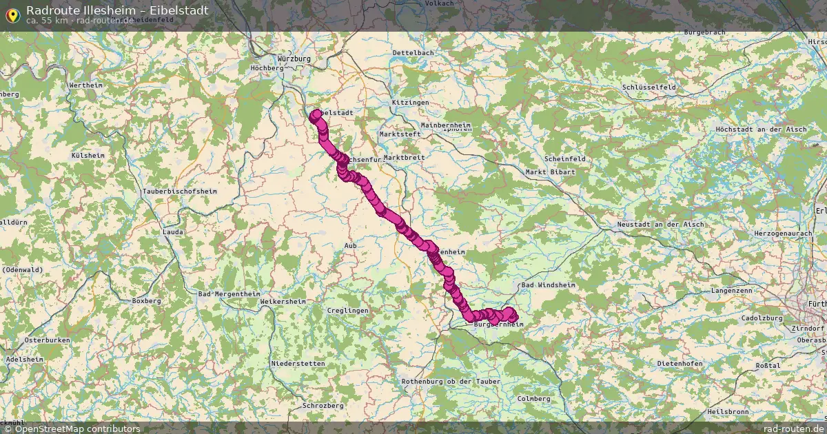 Radtour Illesheim – Eibelstadt