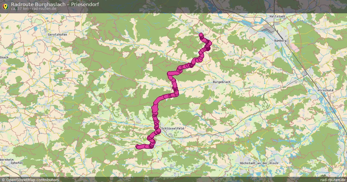 Radtour Burghaslach – Priesendorf