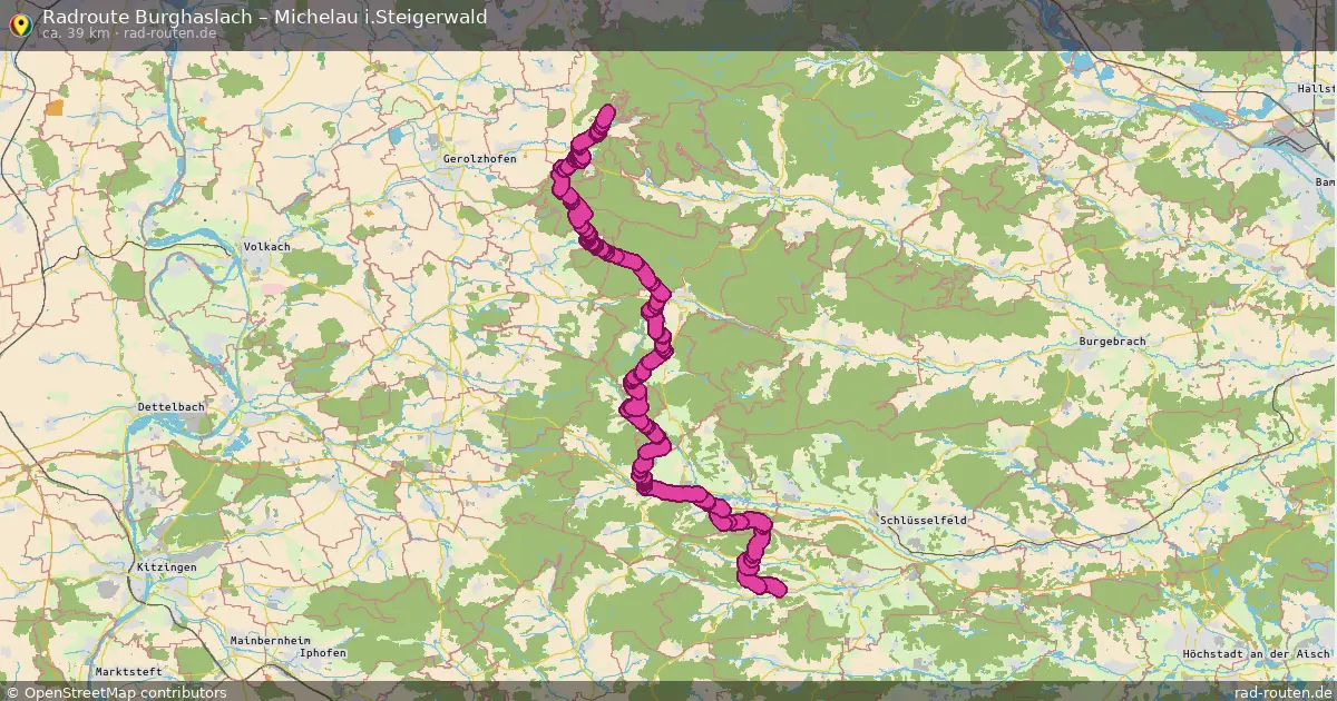 Radtour Burghaslach – Michelau I.steigerwald