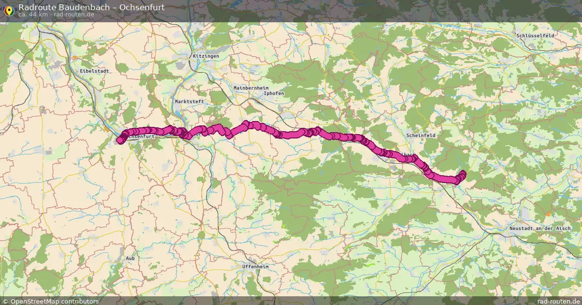 Radtour Baudenbach – Ochsenfurt