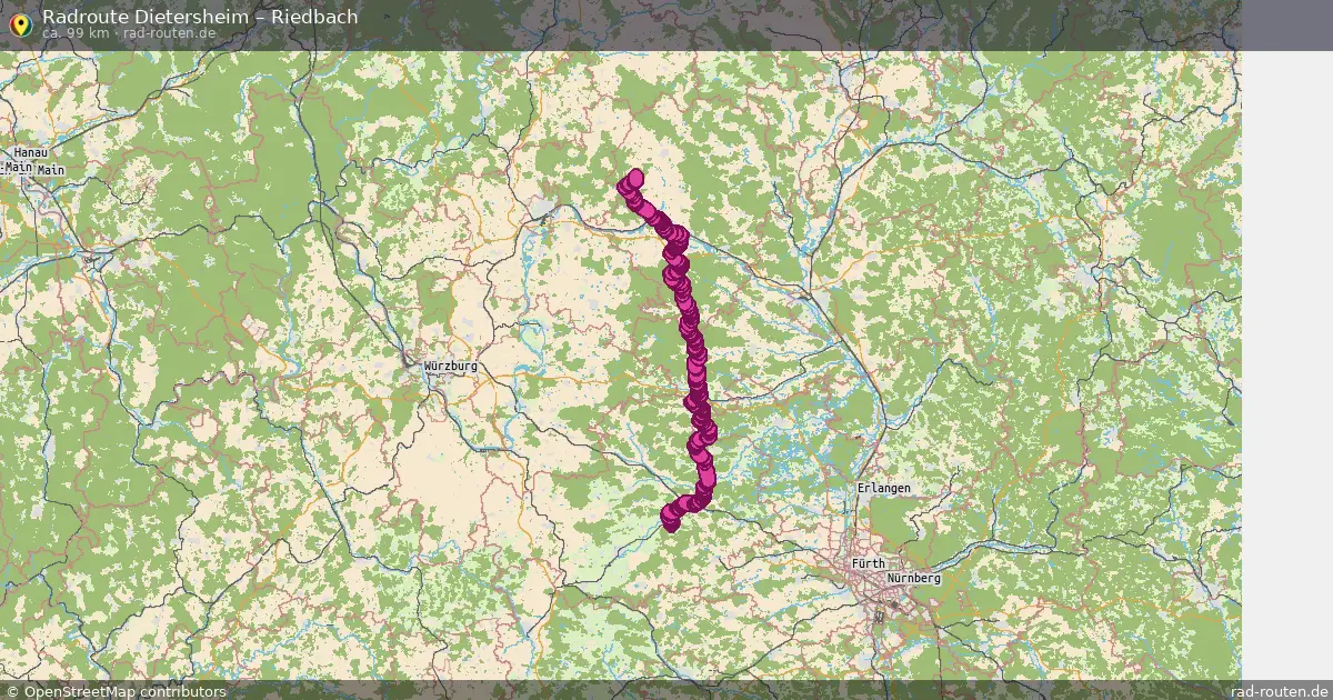 Radtour Dietersheim – Riedbach