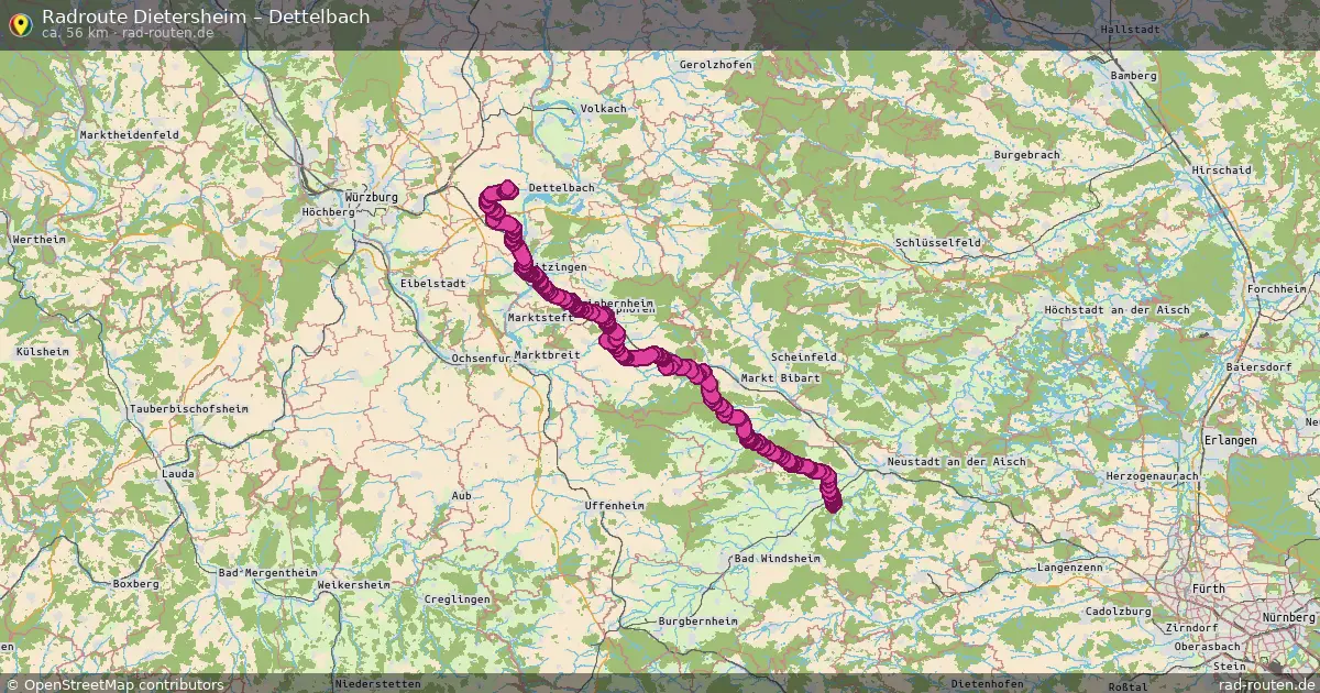 Radtour Dietersheim – Dettelbach