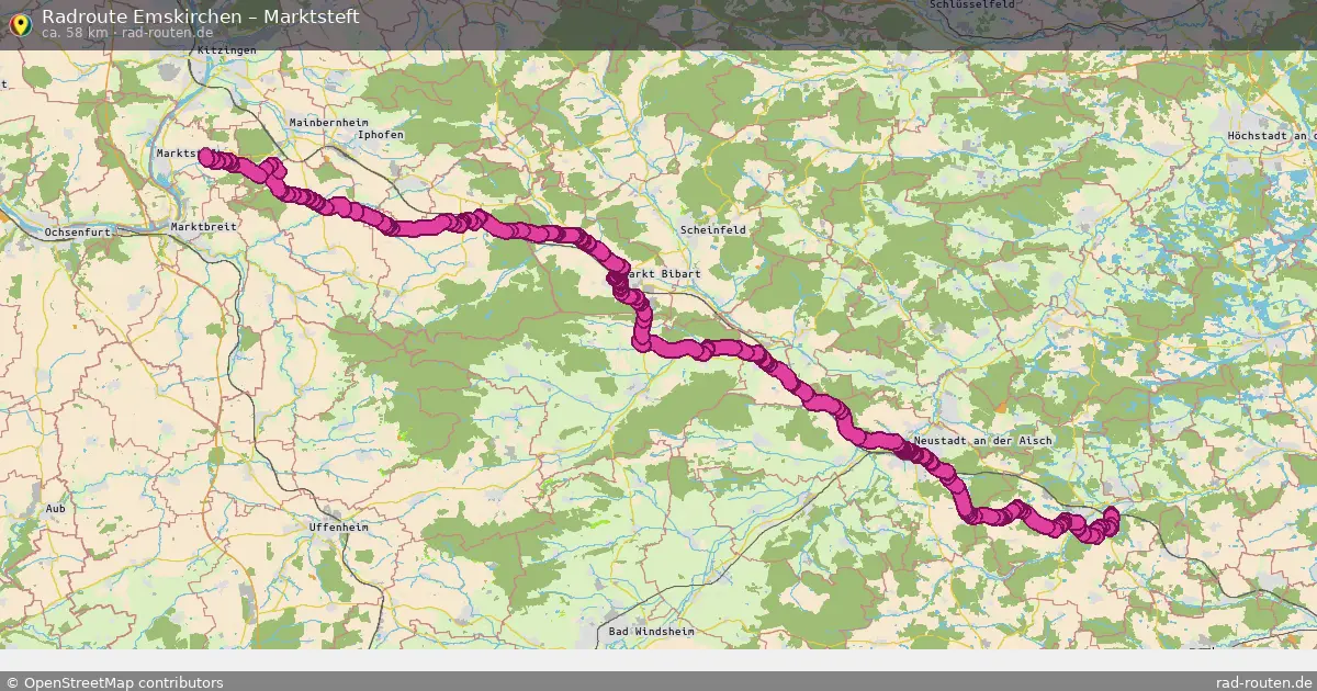 Radtour Emskirchen – Marktsteft