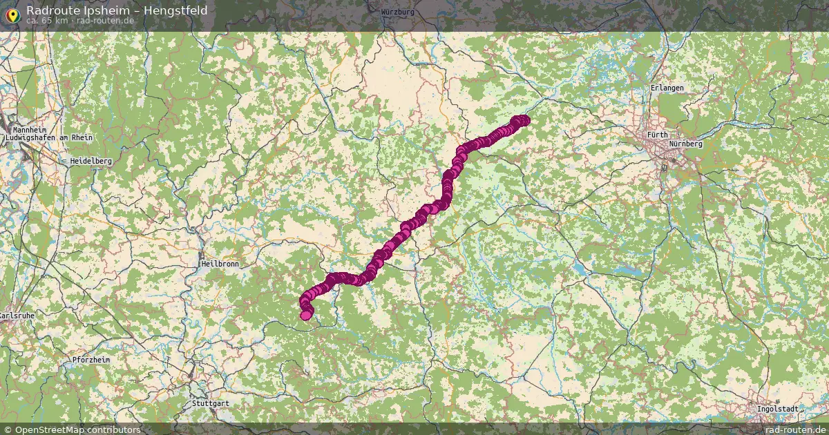 Radtour Ipsheim – Hengstfeld