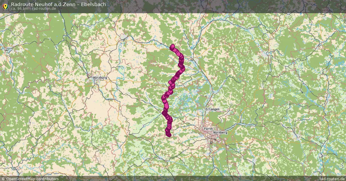Radtour Neuhof A.d.zenn – Ebelsbach