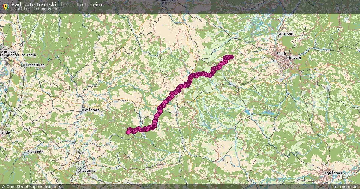 Radtour Trautskirchen – Brettheim