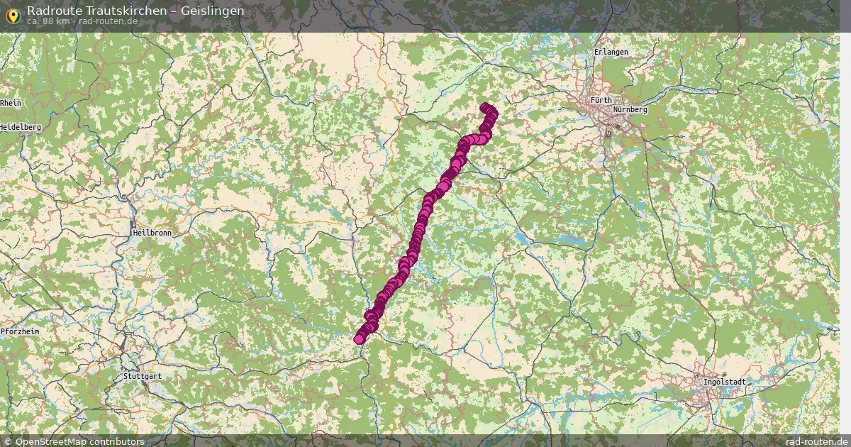 Radtour Trautskirchen – Geislingen