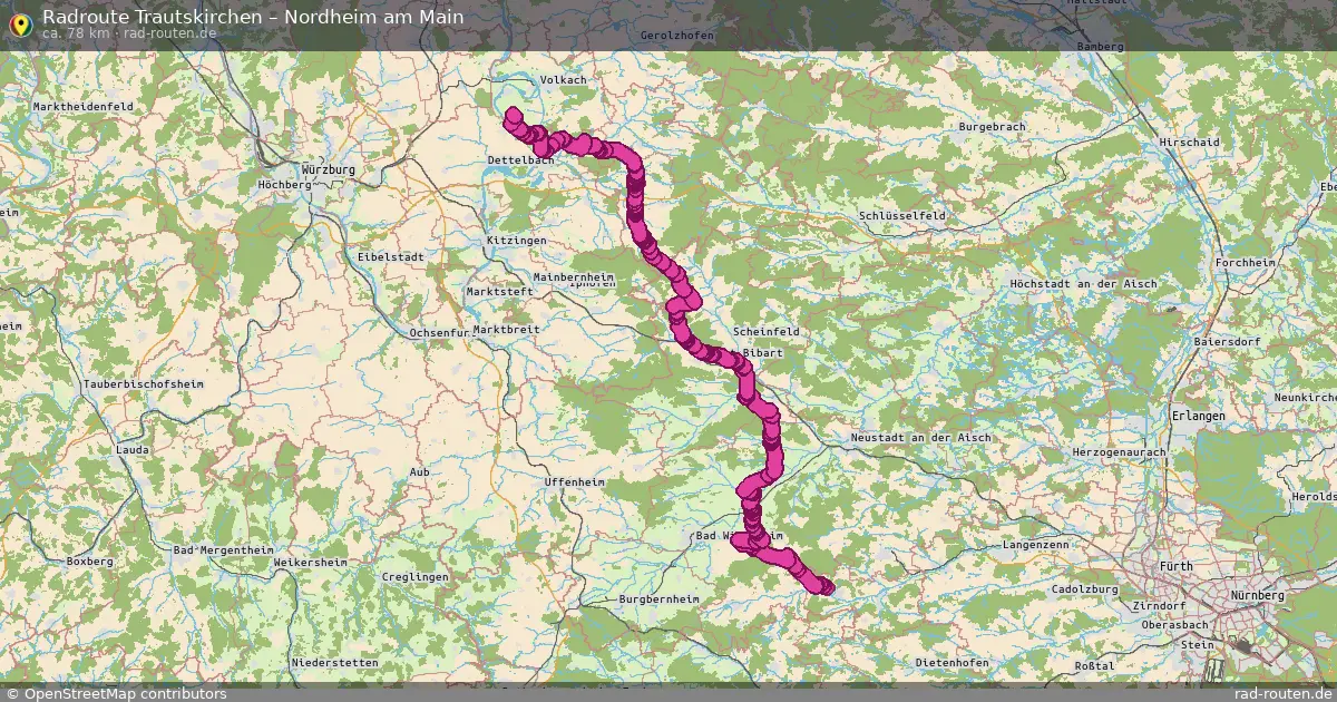 Radtour Trautskirchen – Nordheim Am Main