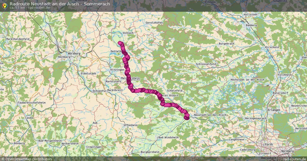 Radtour Neustadt An Der Aisch – Sommerach