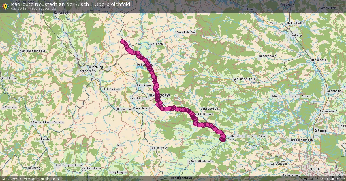 Radtour Neustadt An Der Aisch – Oberpleichfeld