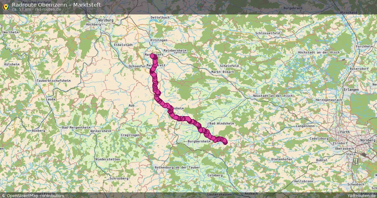 Radtour Obernzenn – Marktsteft