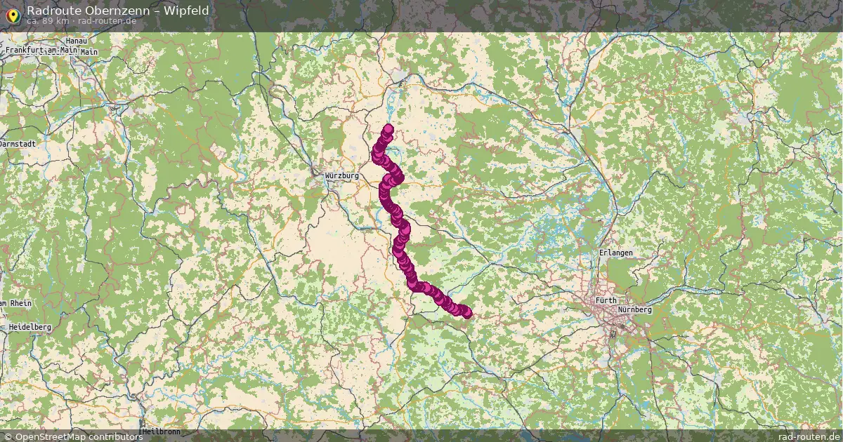 Radtour Obernzenn – Wipfeld