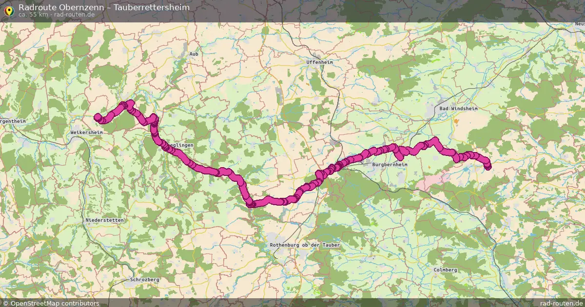 Radtour Obernzenn – Tauberrettersheim