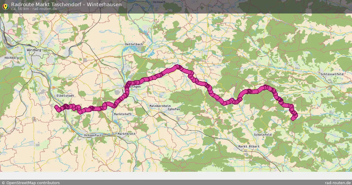 Radtour Markt Taschendorf – Winterhausen